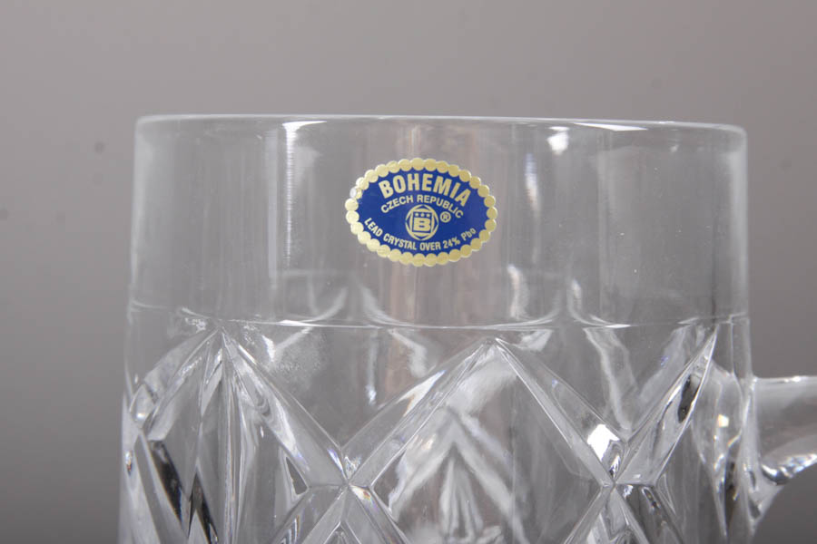 Vintage Bohemia Czech Republic Crystal Barware