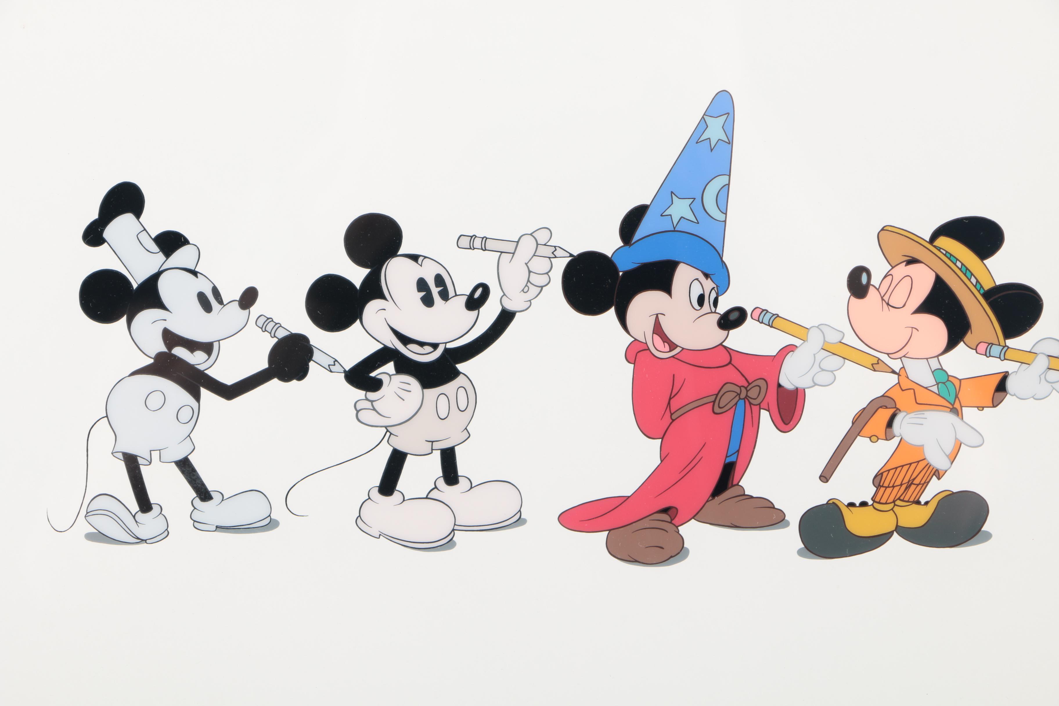 The Walt Disney Company Limited Edition Sericel "Mickey Through the Years"