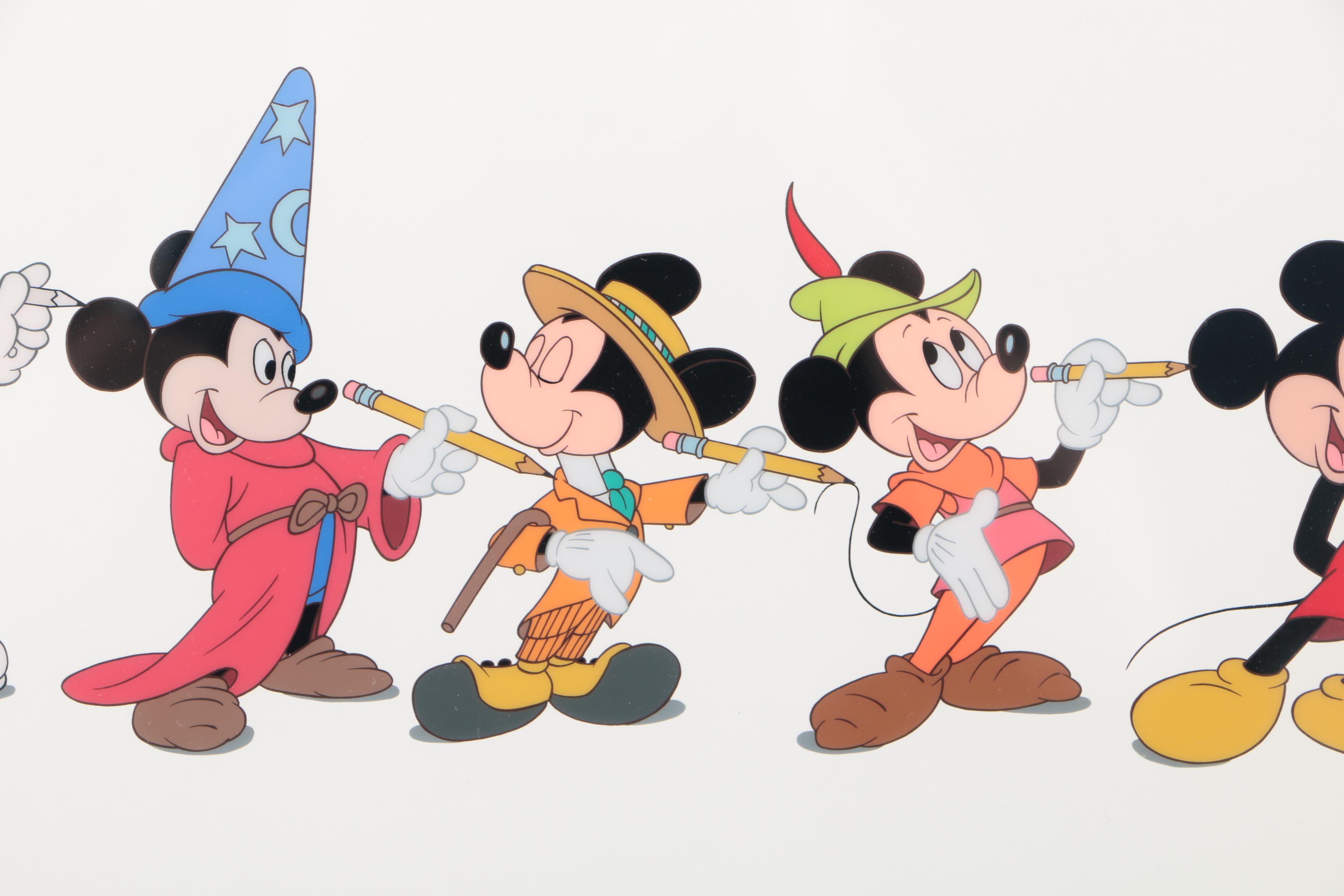 The Walt Disney Company Limited Edition Sericel "Mickey Through the Years"