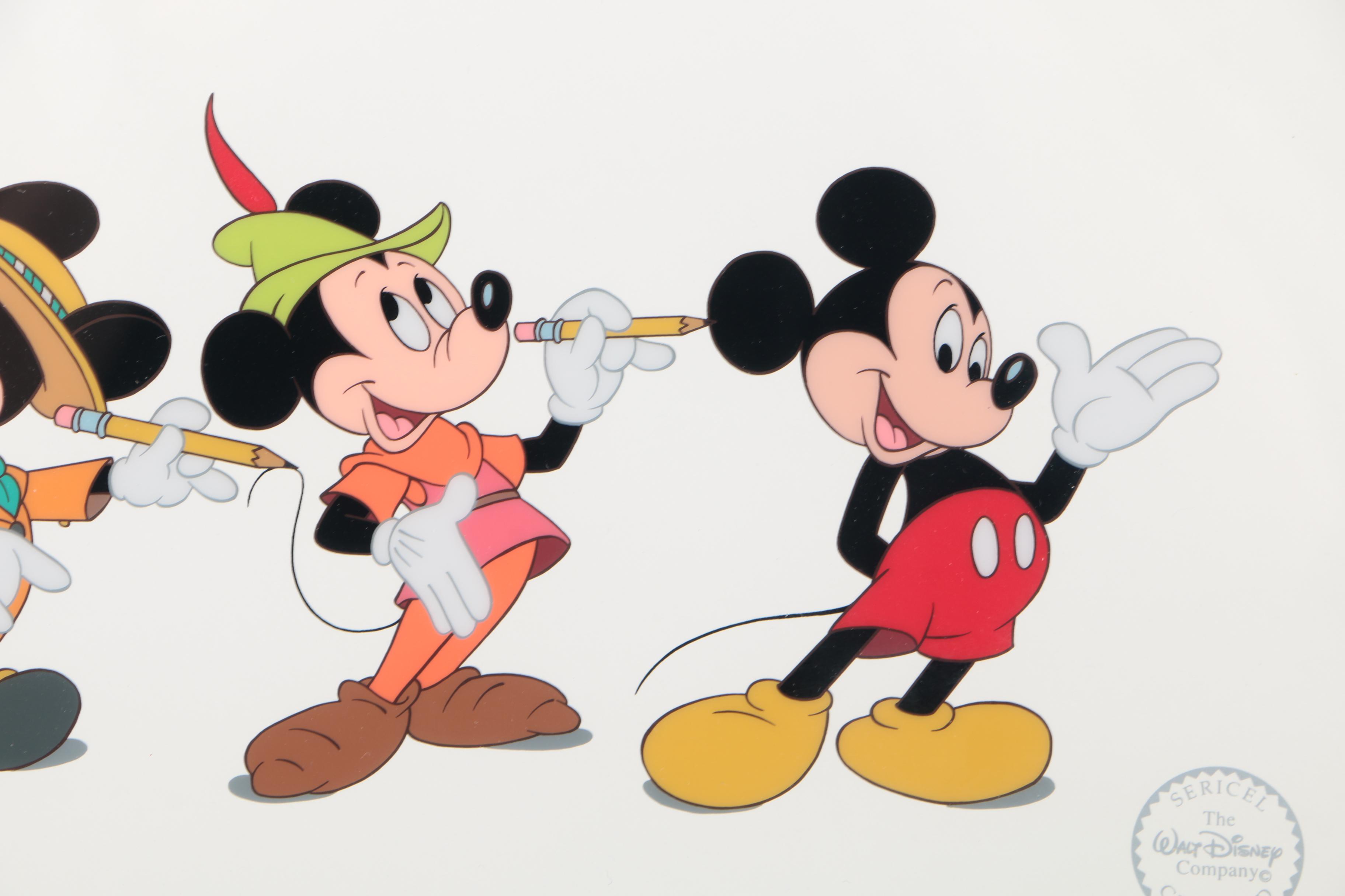 The Walt Disney Company Limited Edition Sericel "Mickey Through the Years"