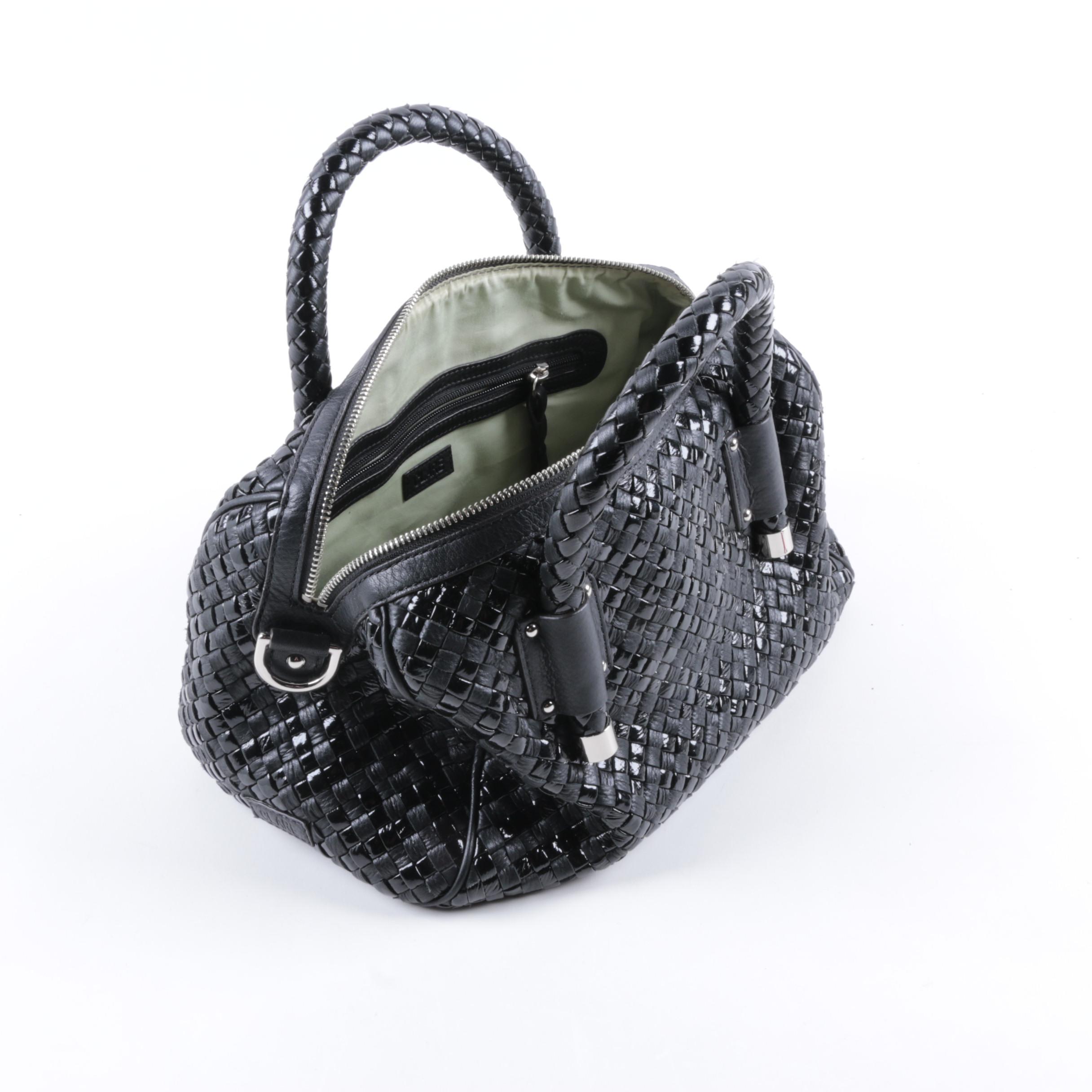 Clare Black Leather Handbag