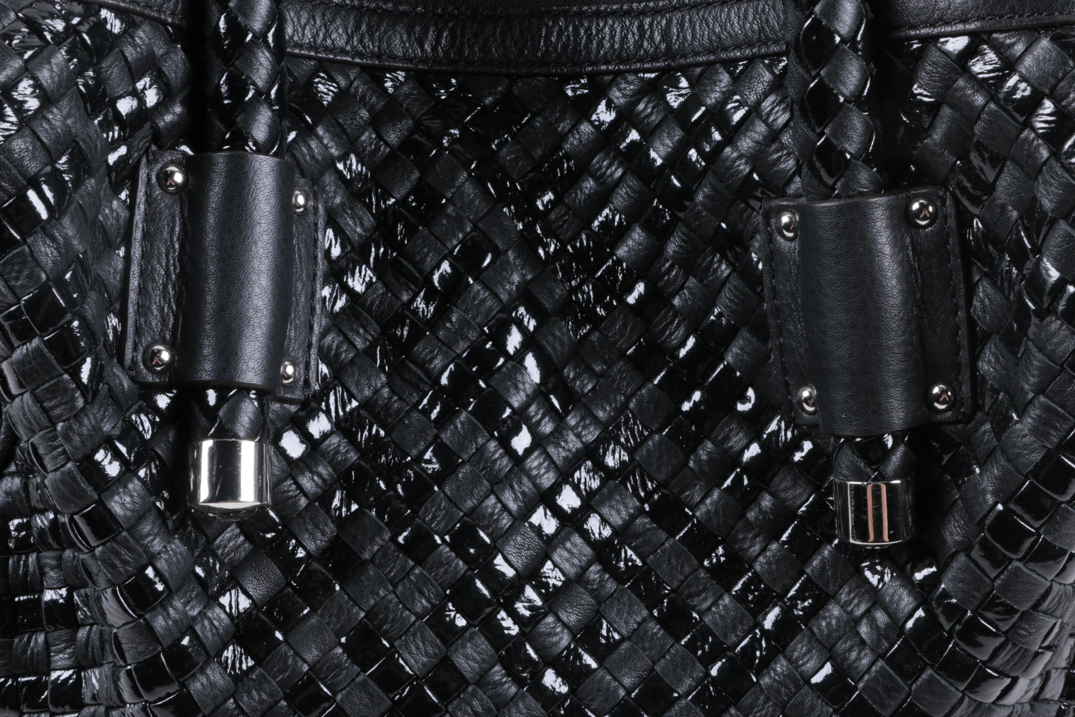 Clare Black Leather Handbag