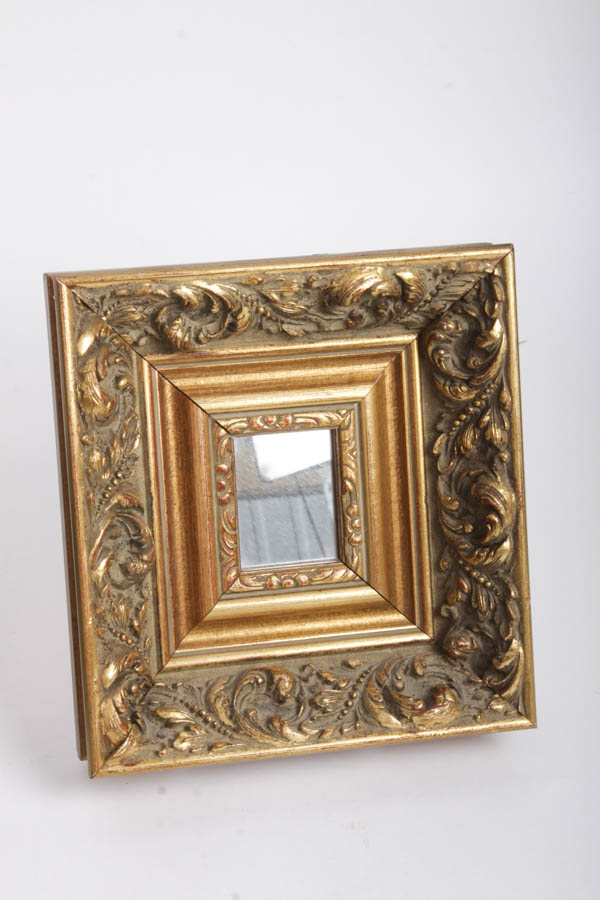 Miniature German Cuckoo Clock and Accent Mirror