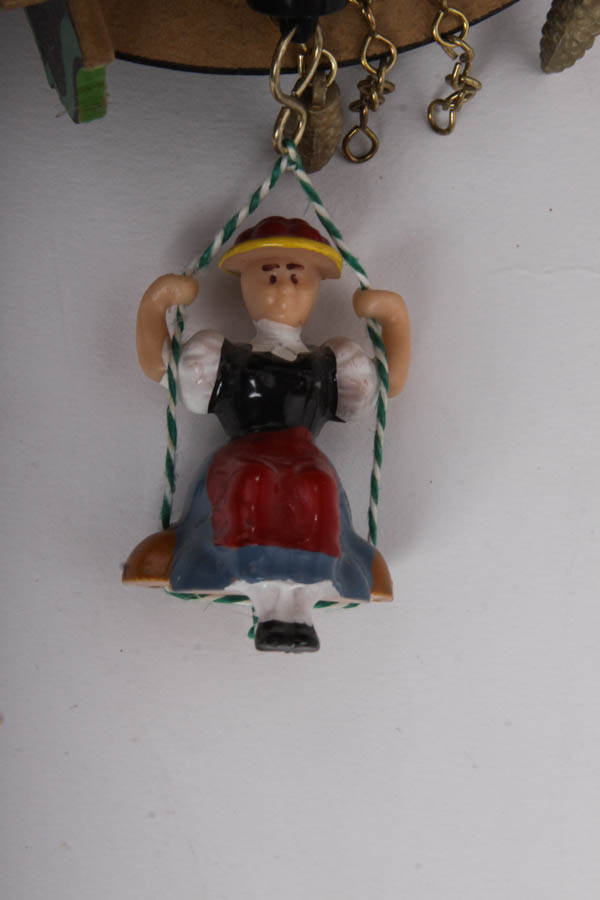 Miniature German Cuckoo Clock and Accent Mirror