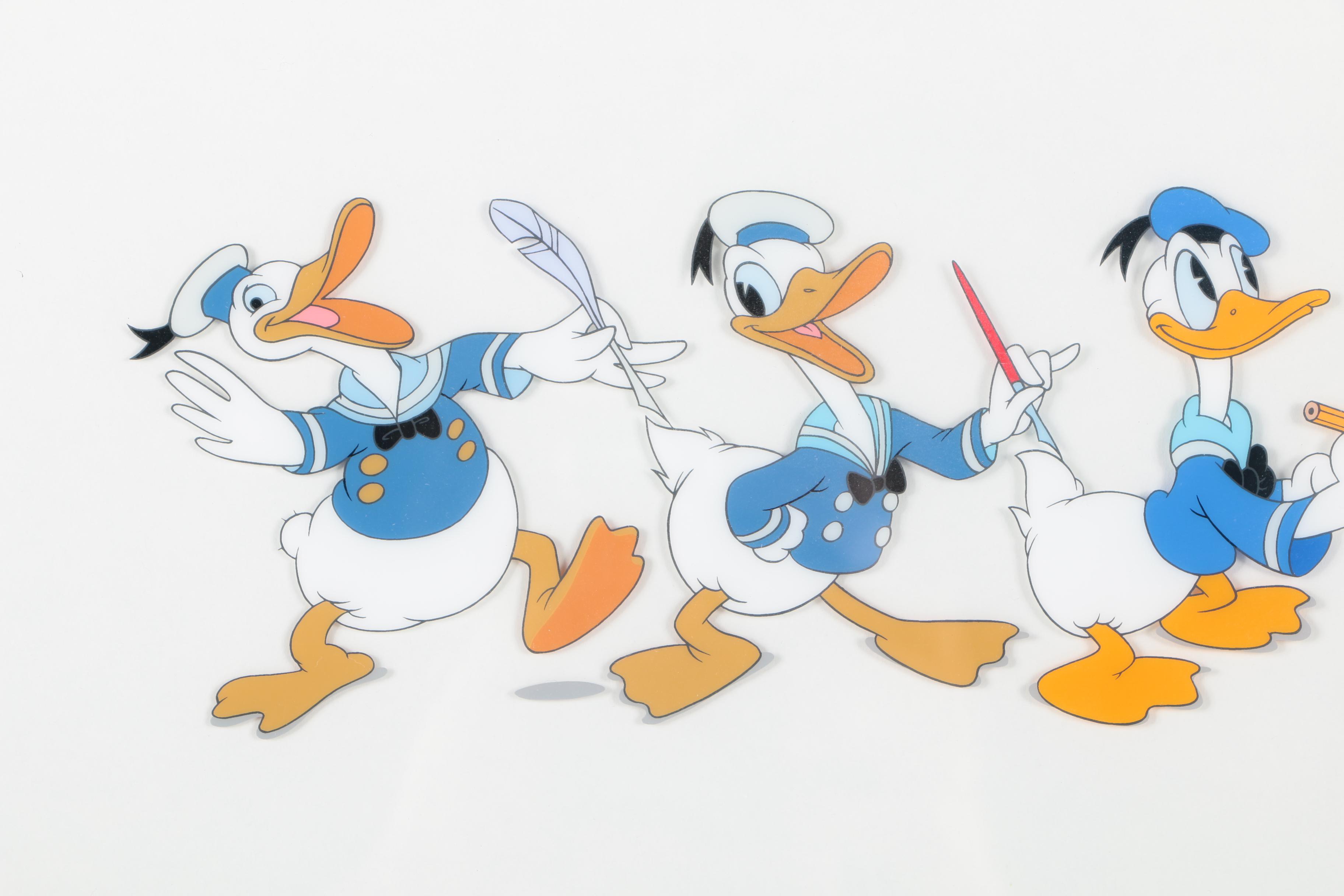 The Walt Disney Company Limited Edition Sericel "Donald Through the Years"
