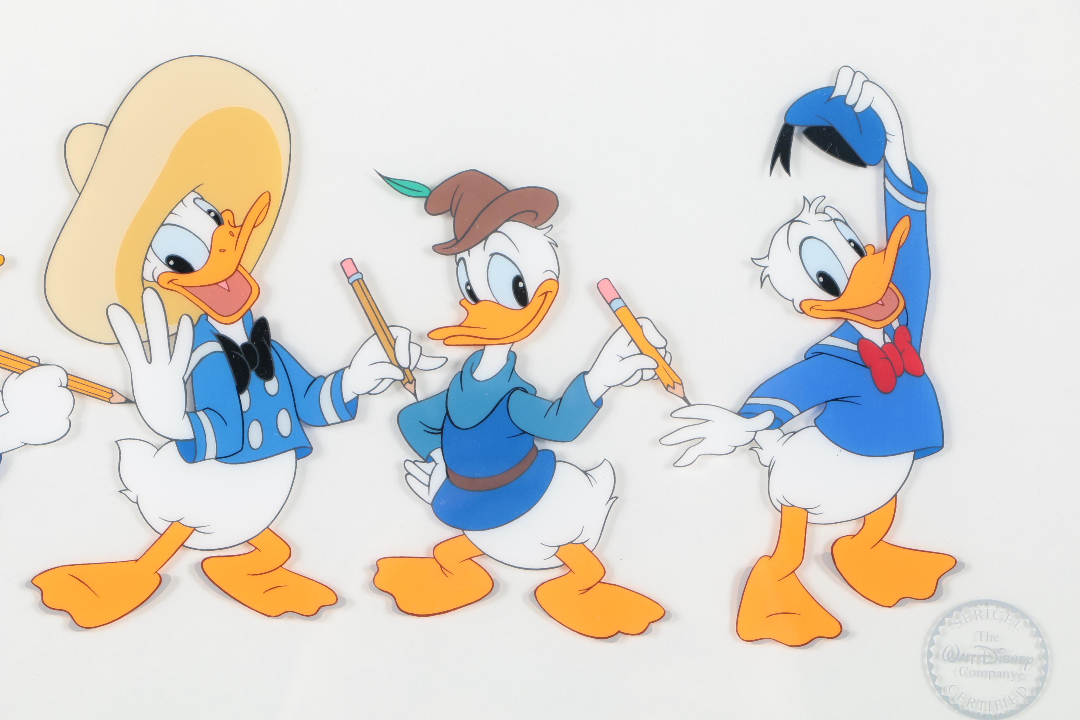The Walt Disney Company Limited Edition Sericel "Donald Through the Years"