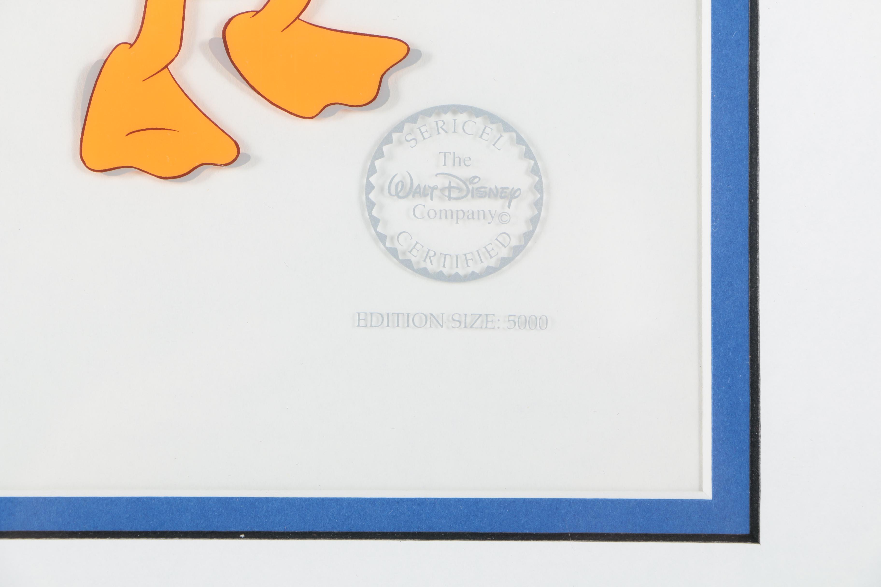 The Walt Disney Company Limited Edition Sericel "Donald Through the Years"