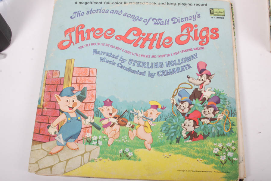 Vintage Disney Children's Record Collection
