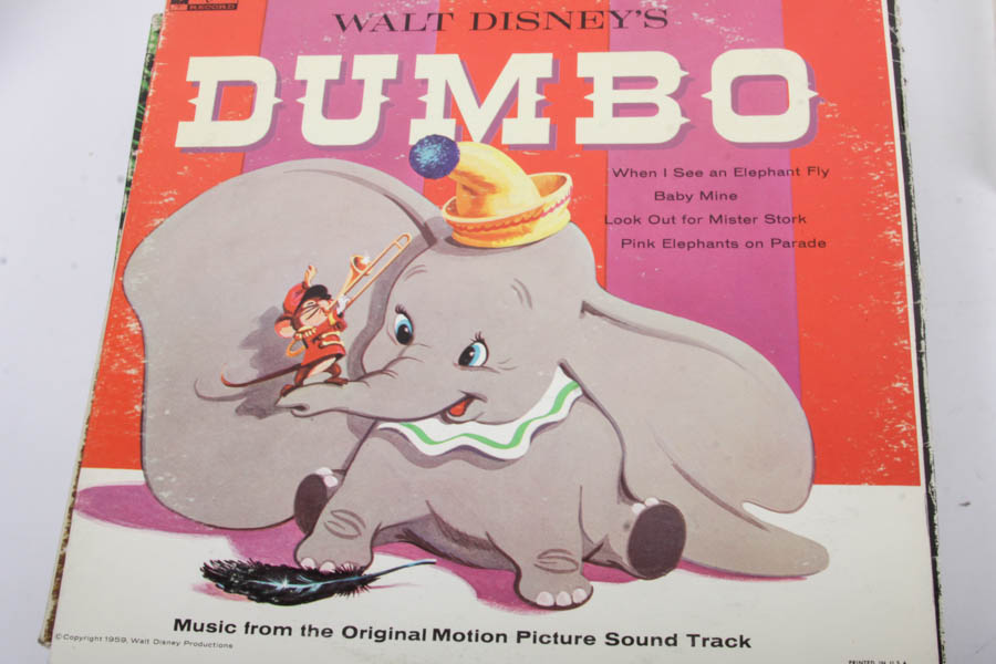 Vintage Disney Children's Record Collection