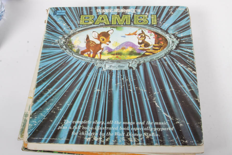 Vintage Disney Children's Record Collection