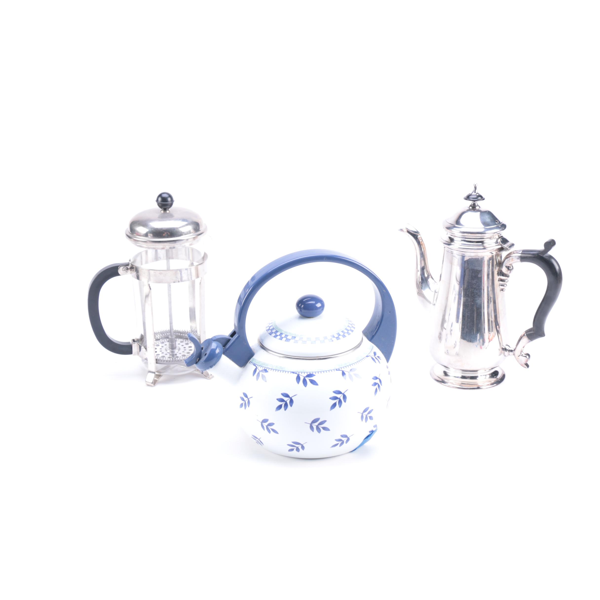 Villeroy & Boch Kettle With Teapot and French Press