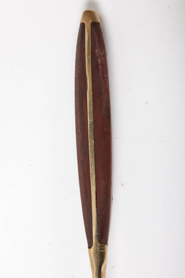 Bronze and Wood Flatware Set