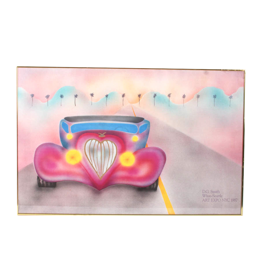 Framed Poster "D.G. Smith Art Expo NYC 1987"