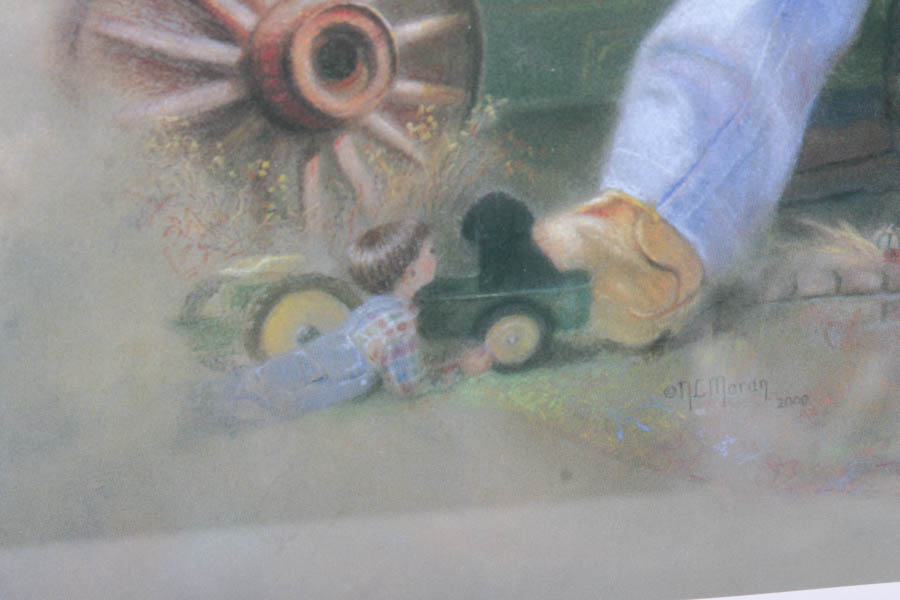 Nancy Lee Moran Limited Edition Framed Print, "Deere Friends"
