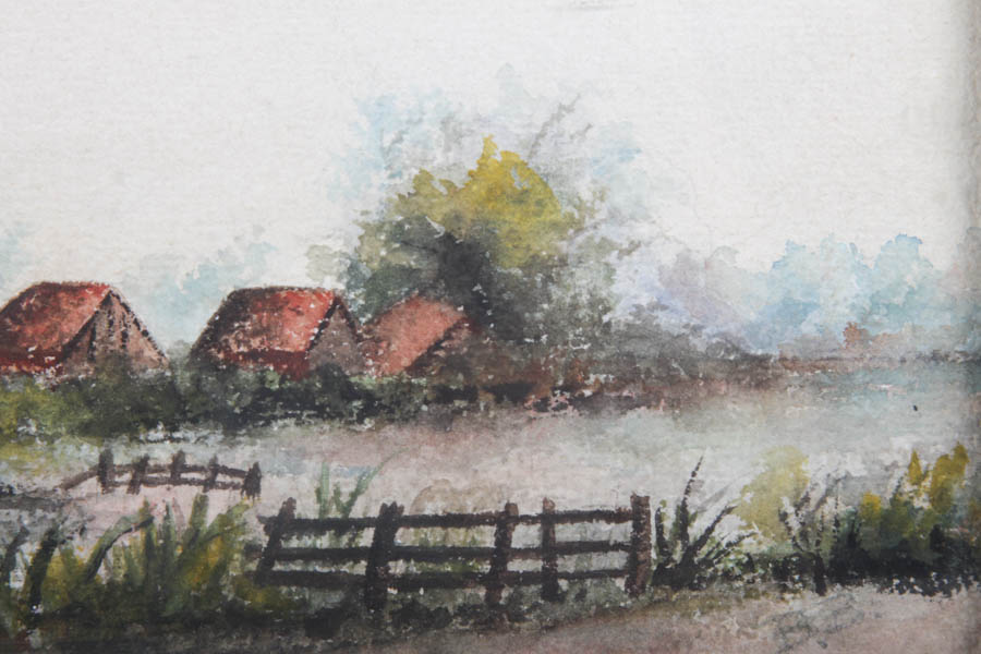 Blanche Beach Original Watercolor "Water Calm"