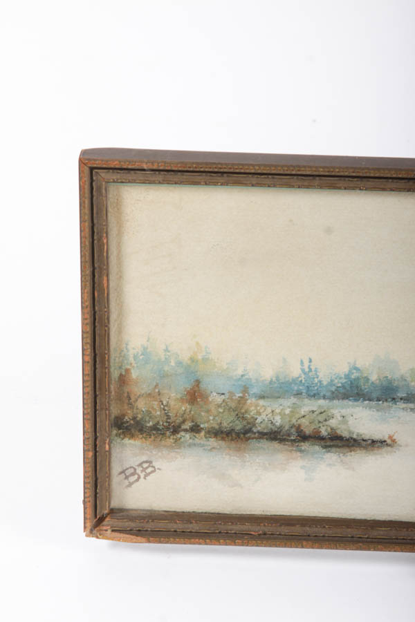 Blanche Beach Original Watercolor "Water Calm"