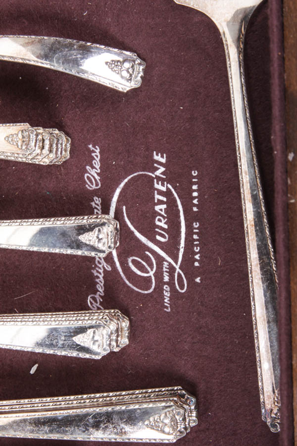 Prestige Silver Plate Flatware Set