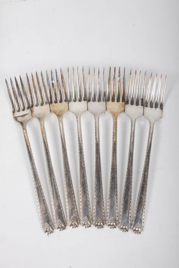 Prestige Silver Plate Flatware Set