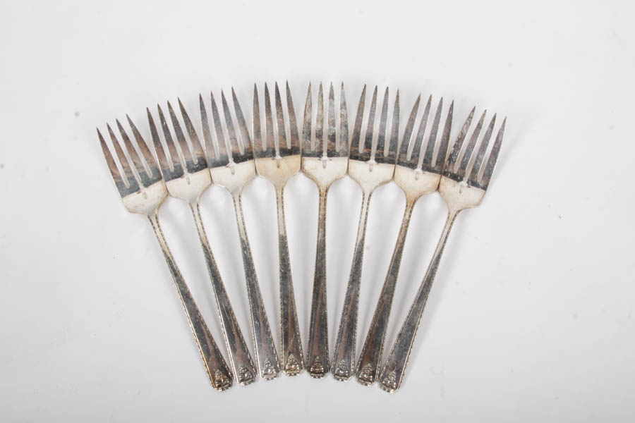 Prestige Silver Plate Flatware Set