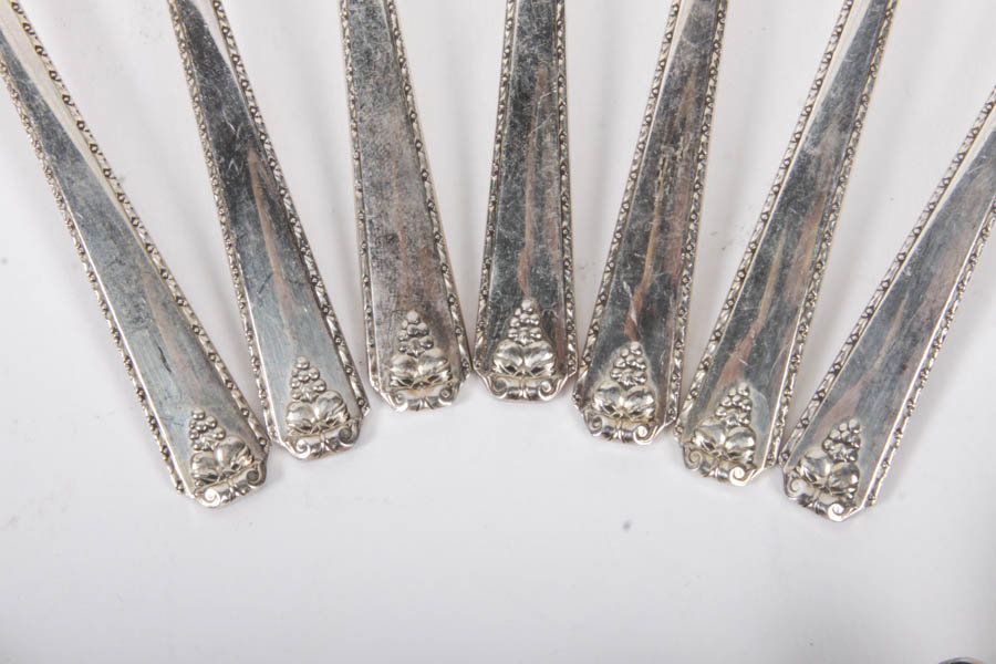 Prestige Silver Plate Flatware Set