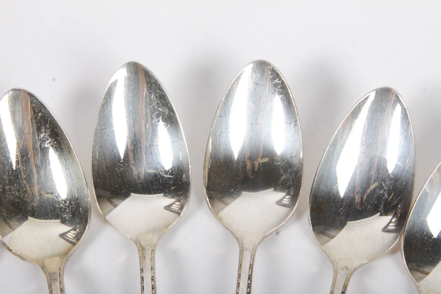 Prestige Silver Plate Flatware Set
