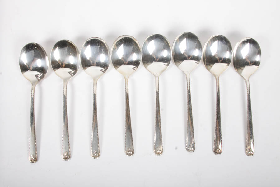 Prestige Silver Plate Flatware Set