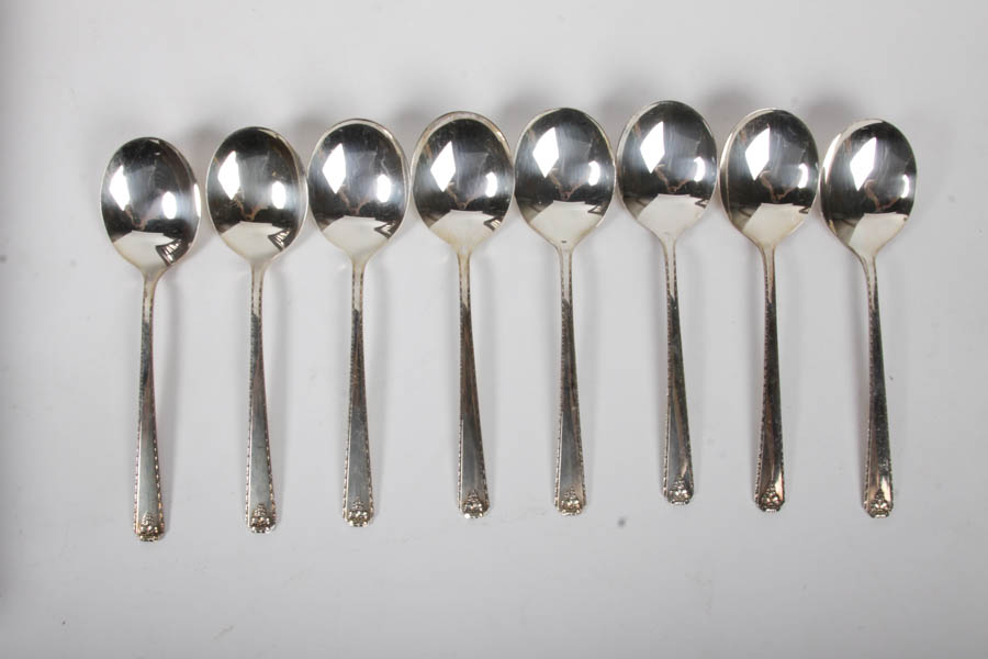 Prestige Silver Plate Flatware Set