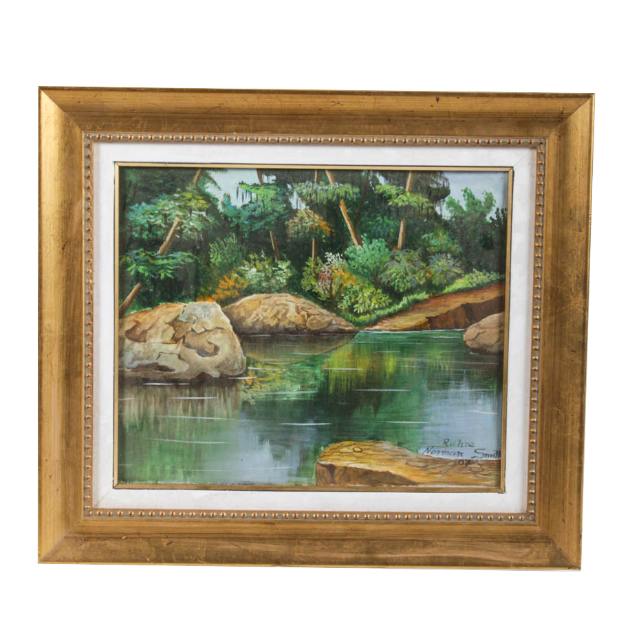 Richie Norman Smith Signed Original Oil Painting