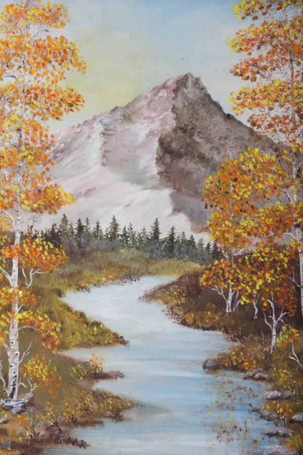 Joyce Musslewhite Acrylic Painting "A Stream to Stroll Beside"
