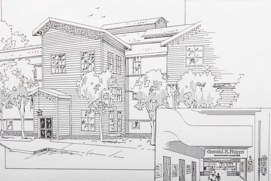 Print of Architectural Line Drawing