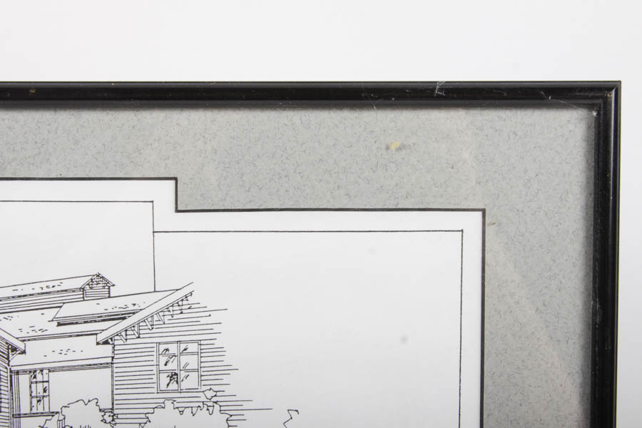 Print of Architectural Line Drawing