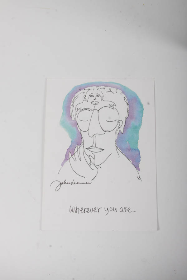 John Lennon Estate Cards and Stationary