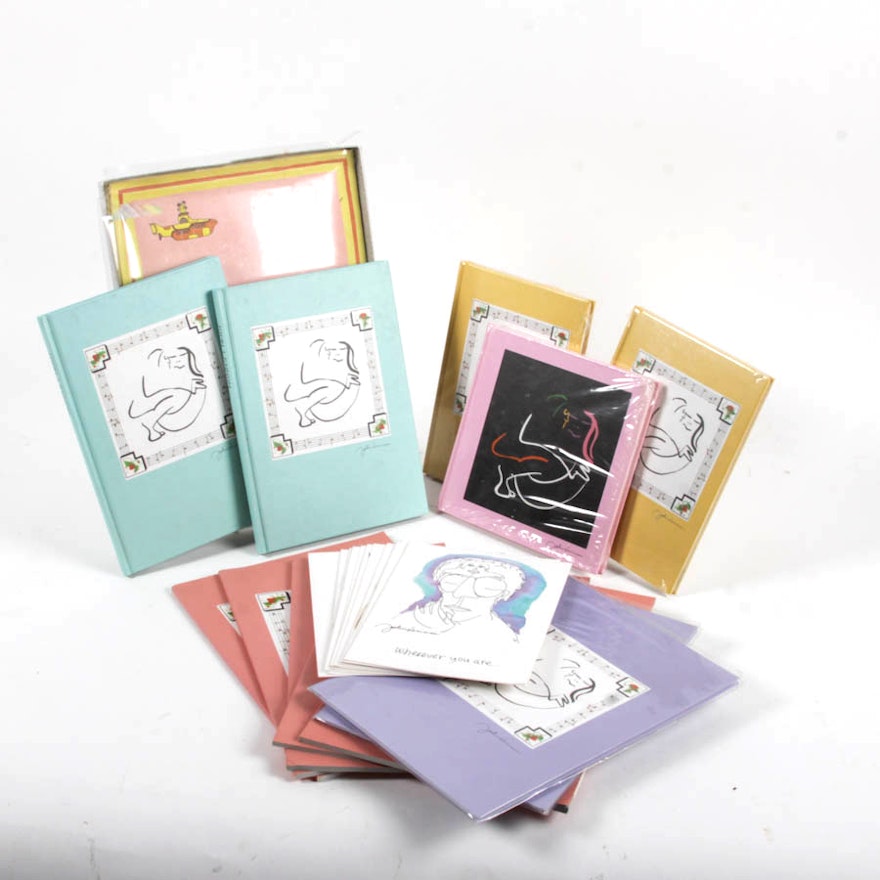 John Lennon Estate Cards and Stationary