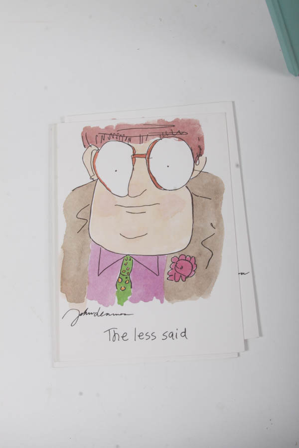 John Lennon Estate Cards and Stationary