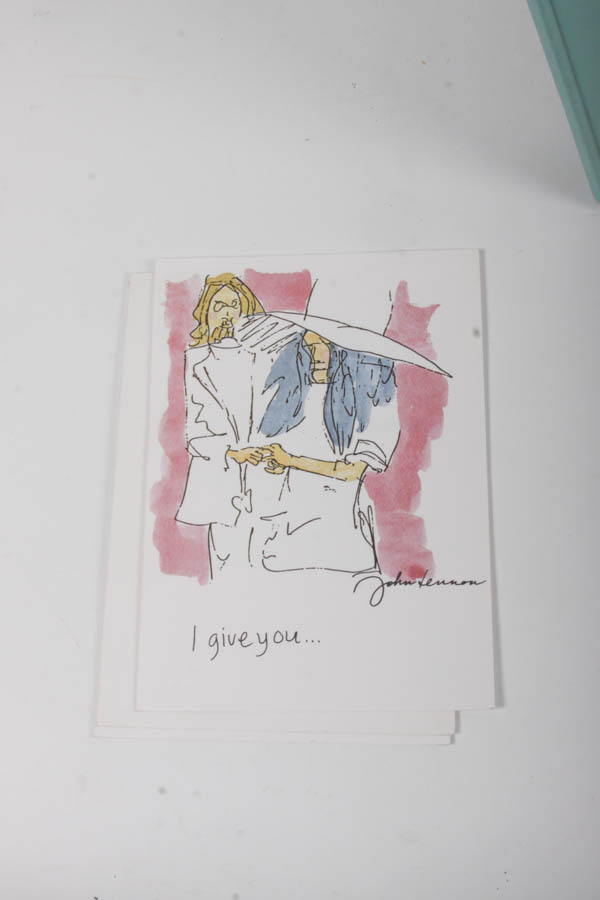 John Lennon Estate Cards and Stationary