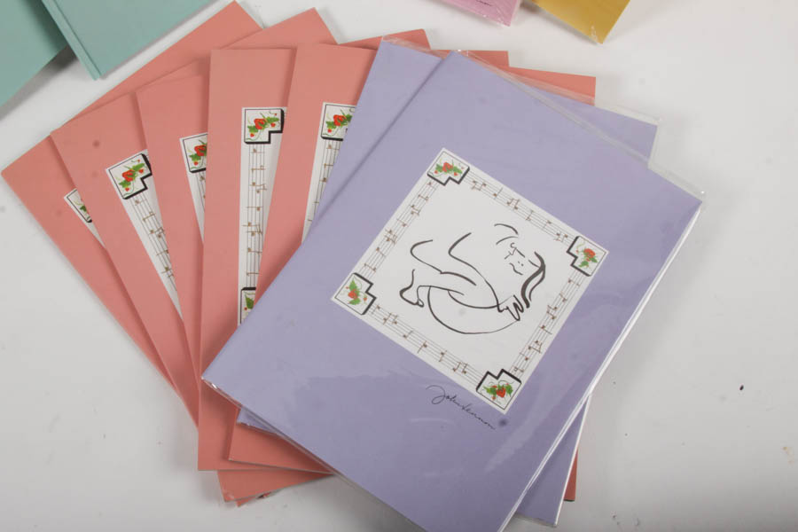 John Lennon Estate Cards and Stationary