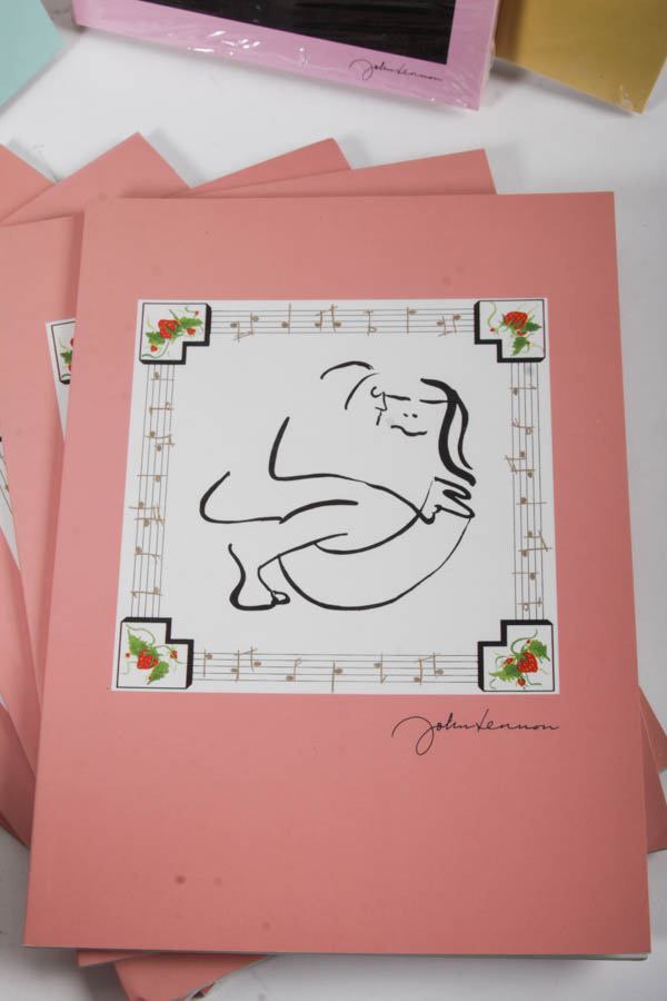 John Lennon Estate Cards and Stationary
