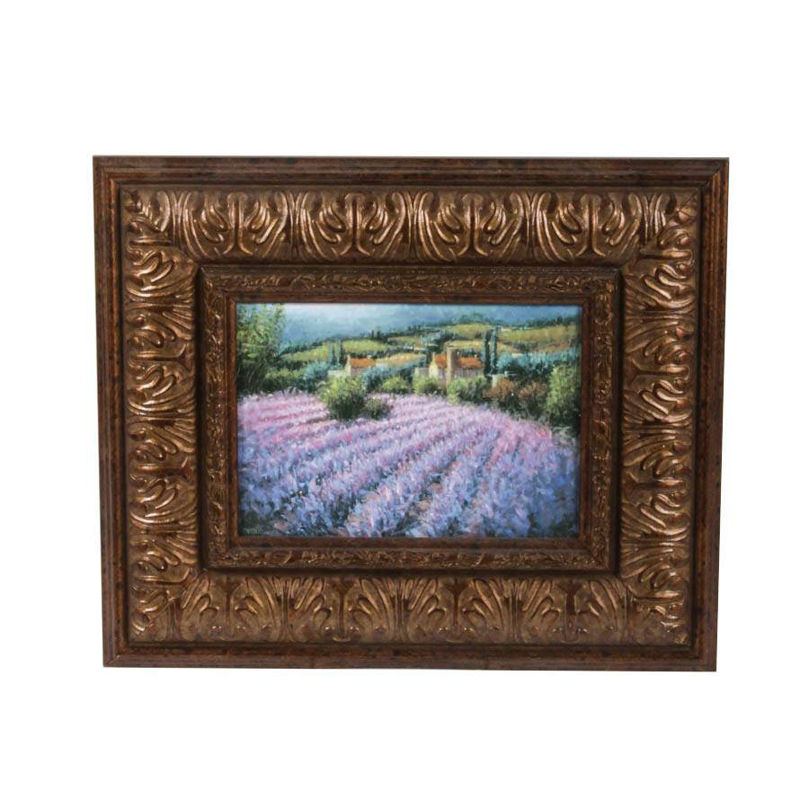 Three Framed Giclee Prints of Impressionistic Sceneries