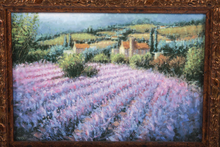 Three Framed Giclee Prints of Impressionistic Sceneries