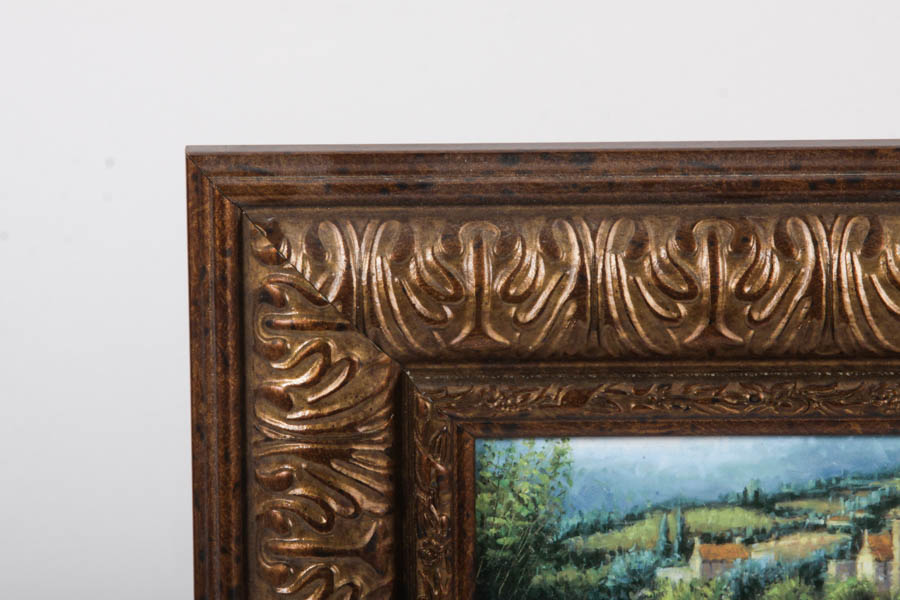 Three Framed Giclee Prints of Impressionistic Sceneries