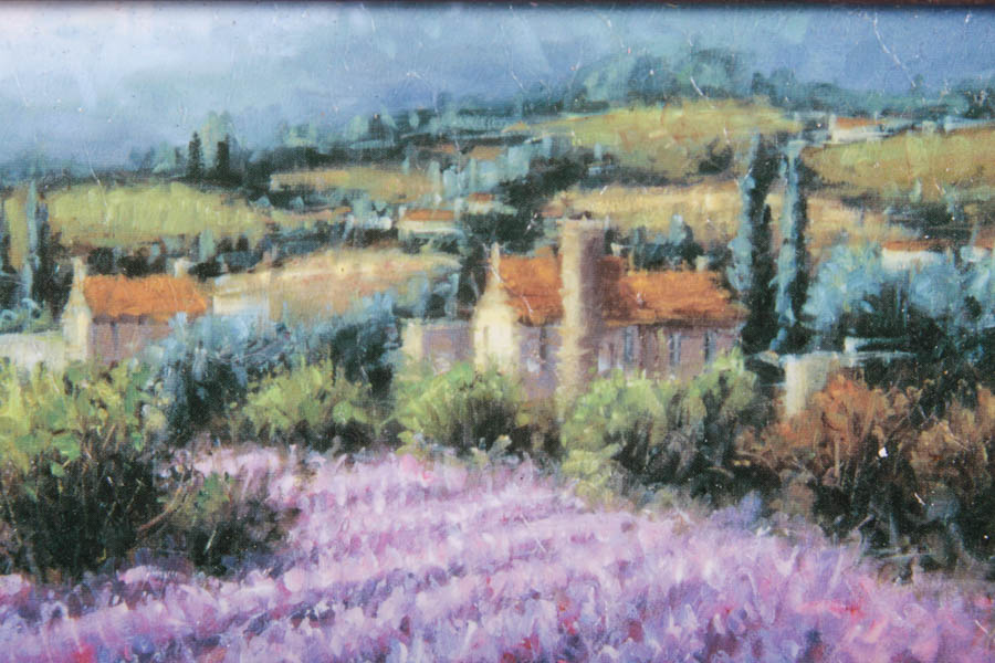 Three Framed Giclee Prints of Impressionistic Sceneries