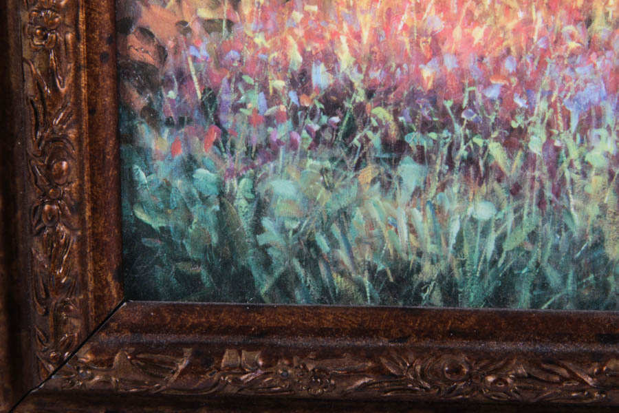 Three Framed Giclee Prints of Impressionistic Sceneries