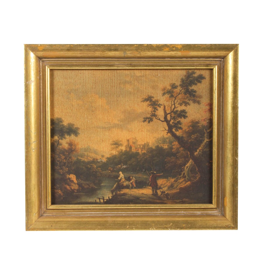 Reproduction Print of Antique Painting