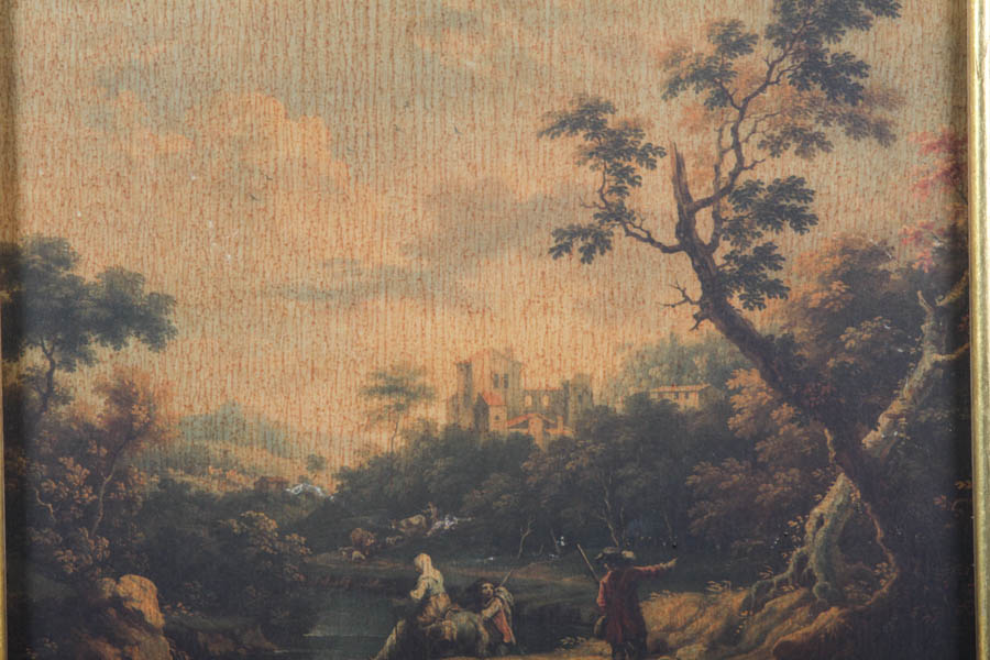 Reproduction Print of Antique Painting