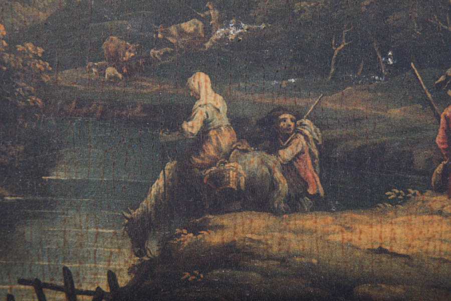 Reproduction Print of Antique Painting