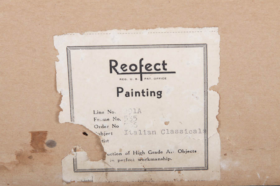 Reproduction Print of Antique Painting