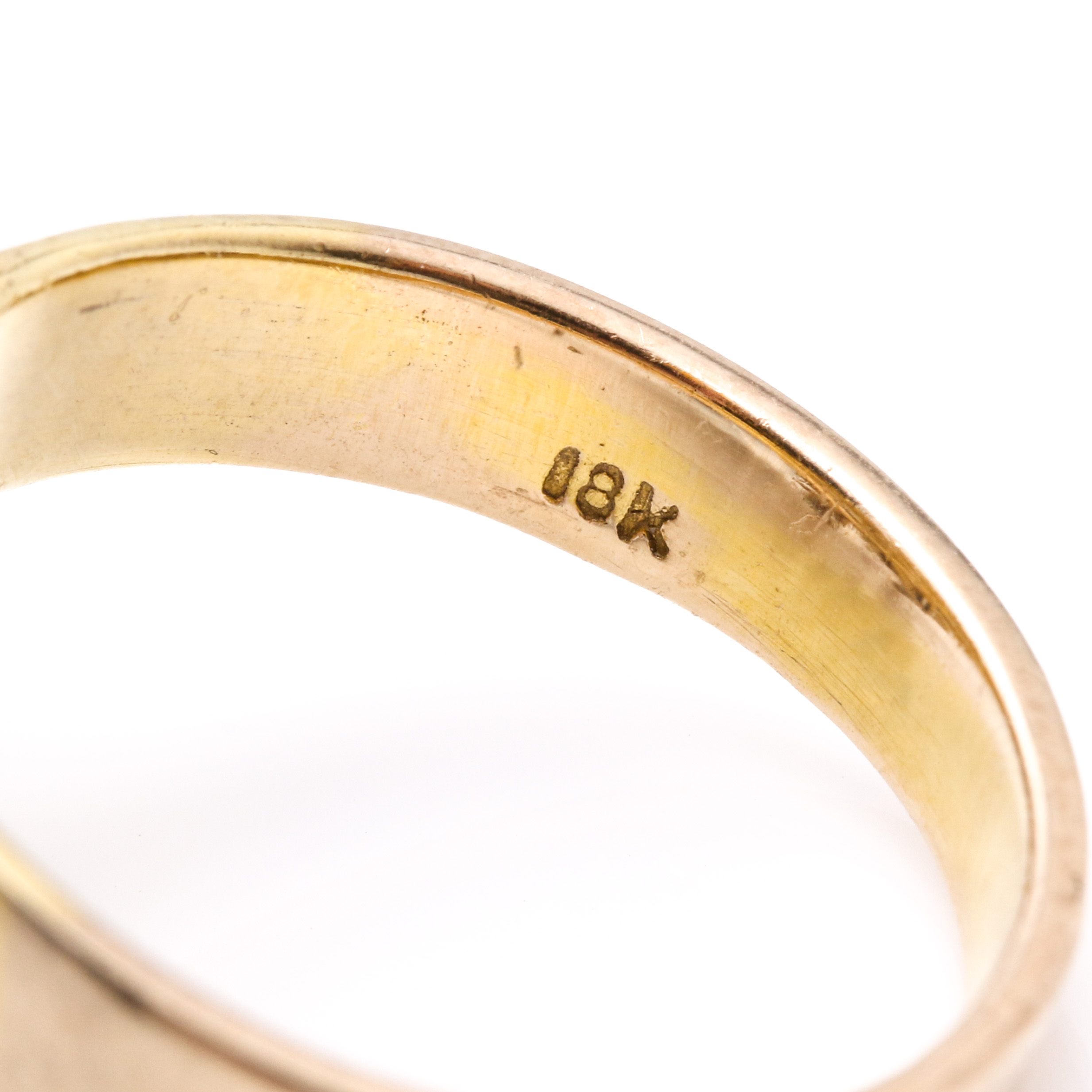 10K Yellow Gold and Sapphire Cluster Rings