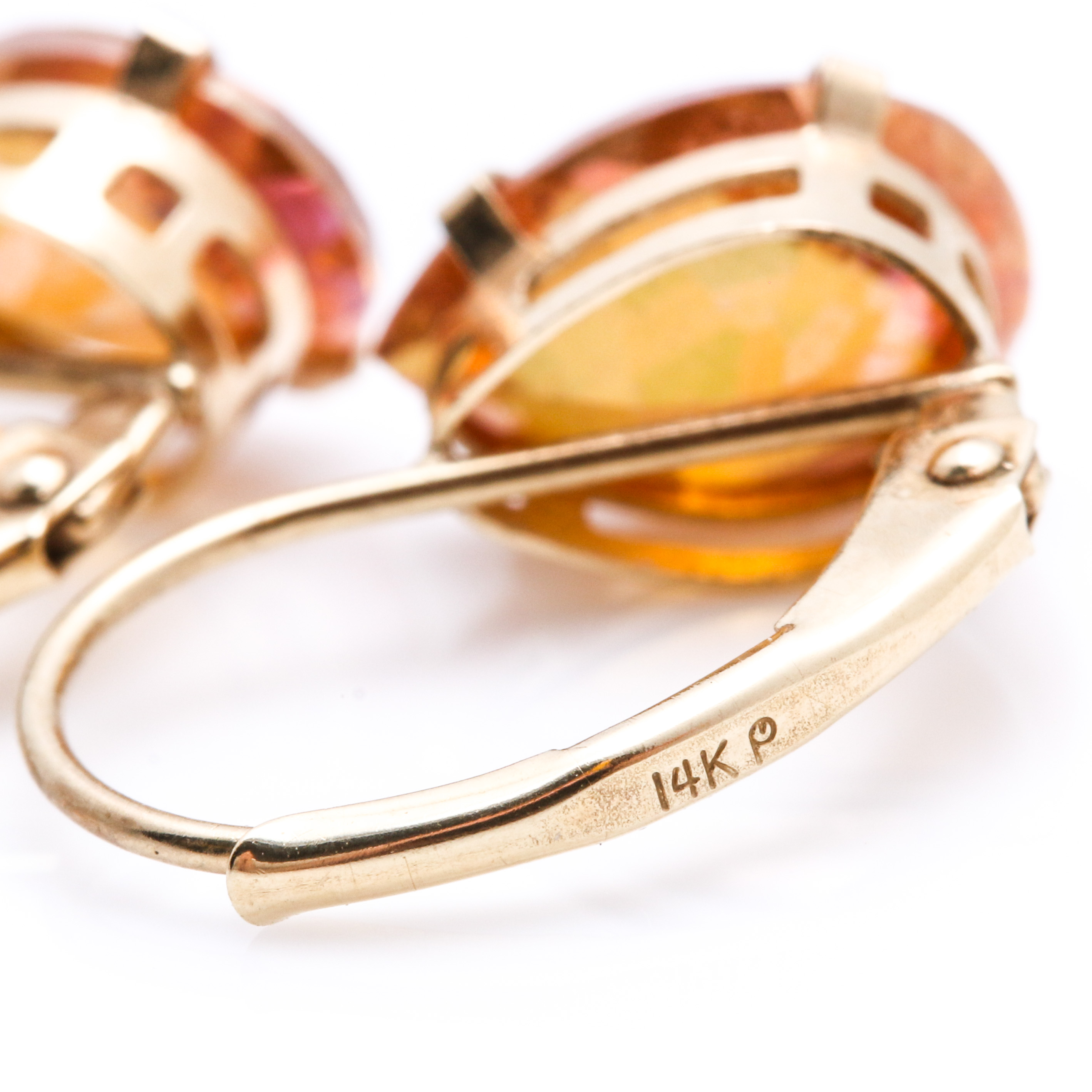 14K Mixed Gold Assortment of Gemstone Earrings