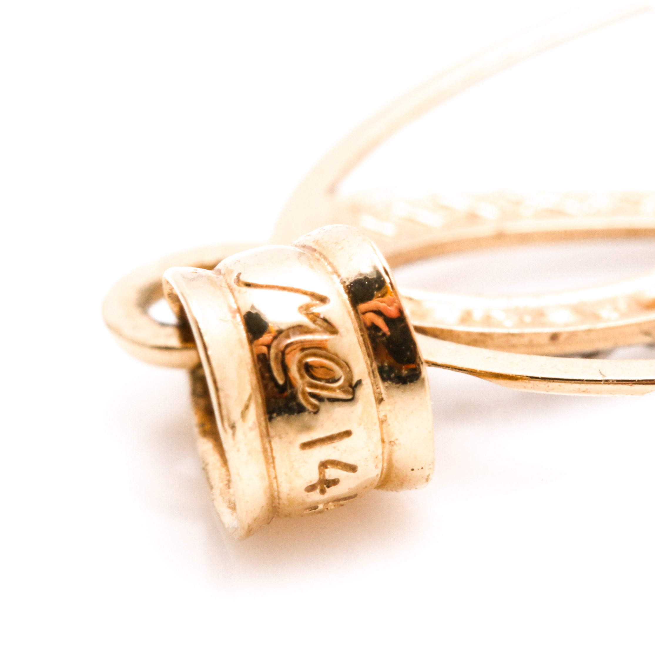 Mixed Gold Diamond and Bowenite Pendants