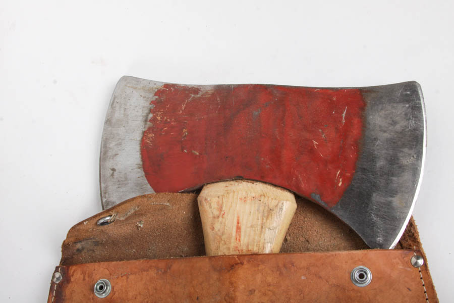 Craftsman Utility Belt with Axe and Headlamp
